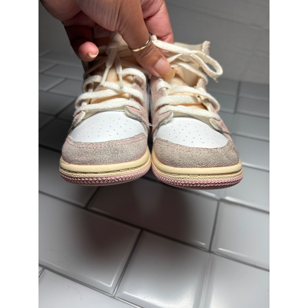 Kids Jordan Air Jordan 1 Retro High OG 'Washed Pink' Toddler 10C - Picture 6 of 14